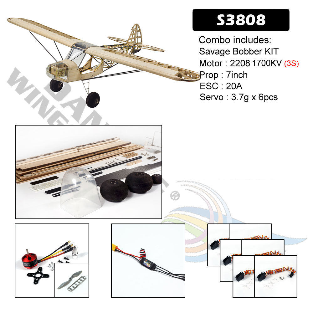 Dancing-Wings-Hobby-S38-Savage-Bobber-1000mm-Spannweite-Balsaholz-RC-Flugzeug-Bausatz-Bausatz-mit-An-1983459-14